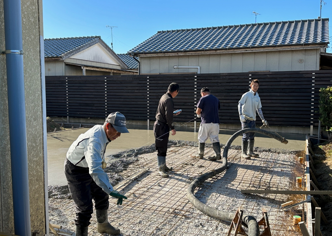 コンクリート打設工事